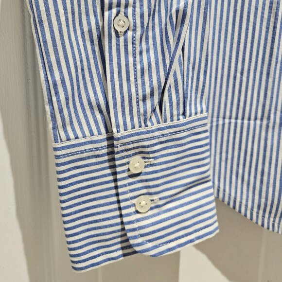 J. Crew Slim Fit Blue and white striped - Picture 4 of 4
